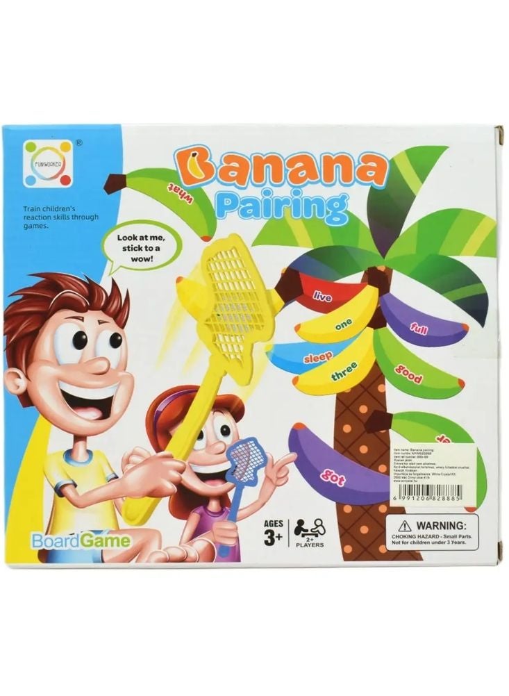Premium Banana Pairing Educational Matching Game Set – Early Learning Toy for Kids to Build Vocabulary, Word Association & Cognitive Skills - Image 4
